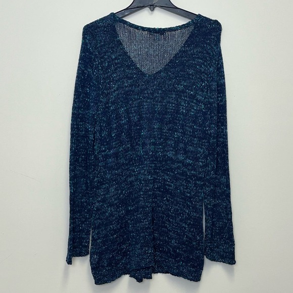 Coldwater Creek Pullover Sweater Loose Knit V-Neck Top XL 18 - Picture 2 of 4
